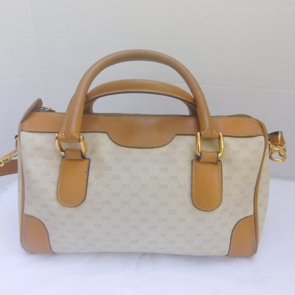 SOLD-Authentic Gucci Boston Satchel Crossbody - Picture 1 of 8